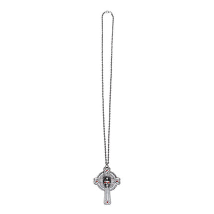 E-Carnavalskleding.nl Ketting Skull cross
