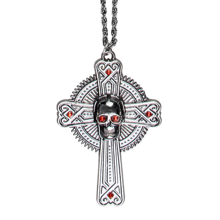 E-Carnavalskleding.nl Ketting Skull cross