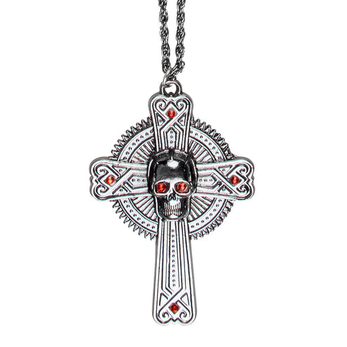 E-Carnavalskleding.nl Ketting Skull cross