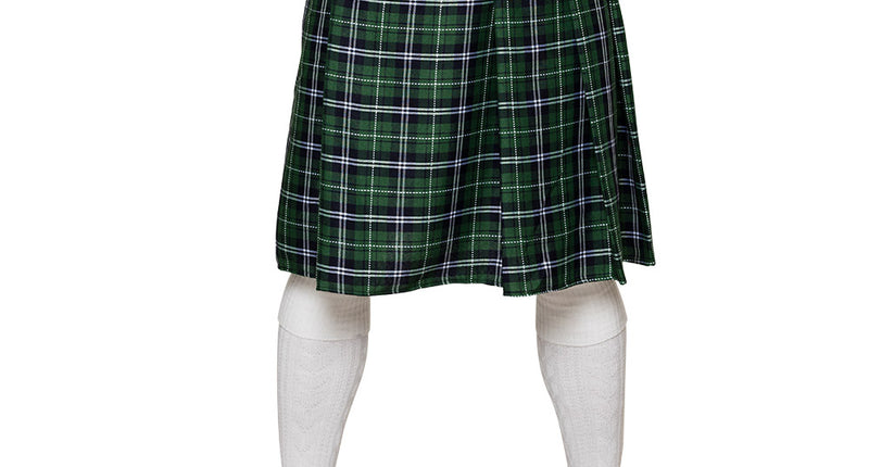 E-Carnavalskleding.nl Kilt Mr Tartan groen