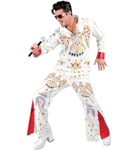 E-Carnavalskleding.nl King of rock wit kostuum Olivia