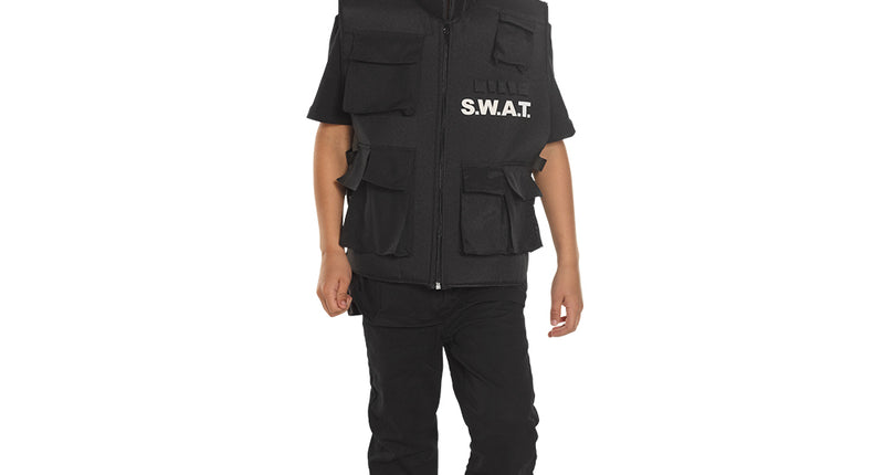 E-Carnavalskleding.nl Kogelwerend vest S.W.A.T. kinderen