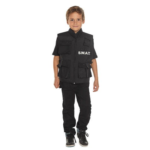 E-Carnavalskleding.nl Kogelwerend vest S.W.A.T. kinderen