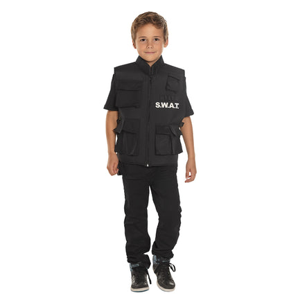 E-Carnavalskleding.nl Kogelwerend vest S.W.A.T. kinderen