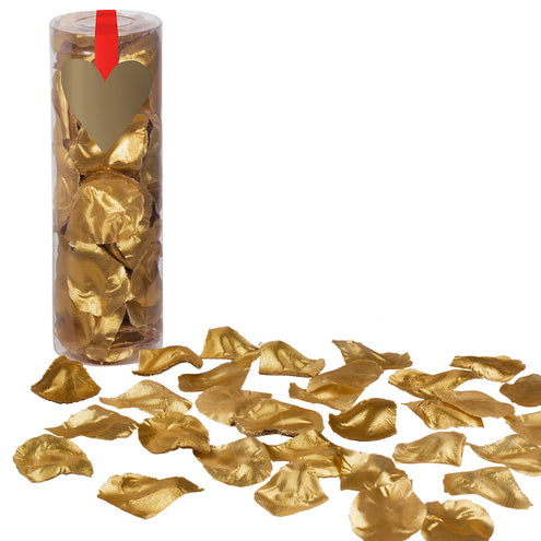 E-Carnavalskleding.nl Koker rozenblaadjes goud