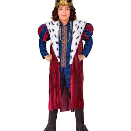 E-Carnavalskleding.nl Koning kostuum Niels jongens