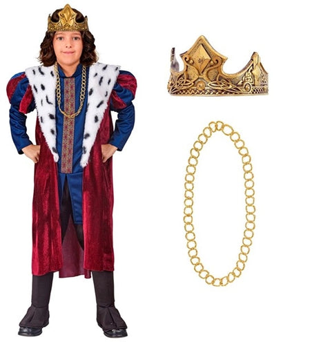 E-Carnavalskleding.nl Koning kostuum Niels jongens