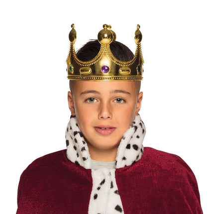 E-Carnavalskleding.nl Koningskroon kind Majesteit