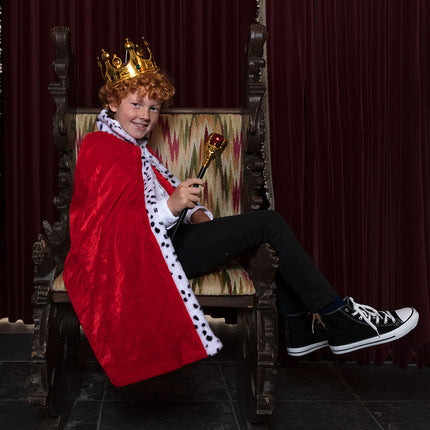 E-Carnavalskleding.nl Koningskroon kind Majesteit