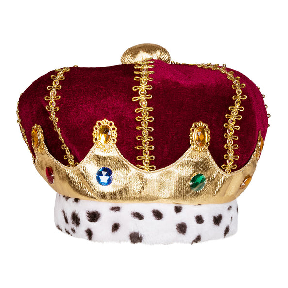 E-Carnavalskleding.nl Koningskroon muts met diamanten