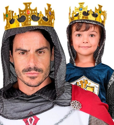 E-Carnavalskleding.nl Koninklijk kroon haarband Mila