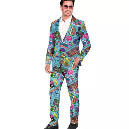 E-Carnavalskleding.nl Kostuum 80s suit