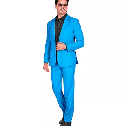 E-Carnavalskleding.nl Kostuum blauw suit