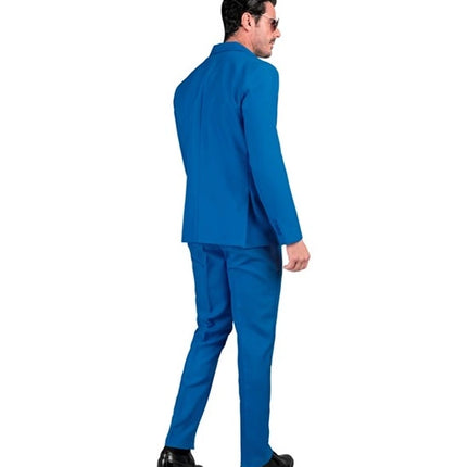 E-Carnavalskleding.nl Kostuum blauw suit