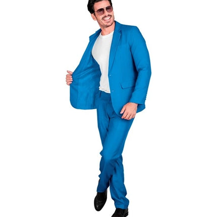 E-Carnavalskleding.nl Kostuum blauw suit