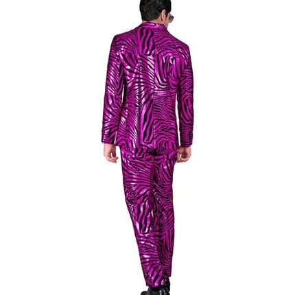 E-Carnavalskleding.nl Kostuum dierenprint roze