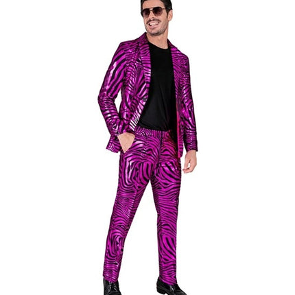 E-Carnavalskleding.nl Kostuum dierenprint roze
