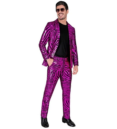 E-Carnavalskleding.nl Kostuum dierenprint roze