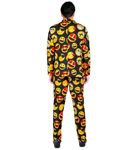E-Carnavalskleding.nl Kostuum emoji suit