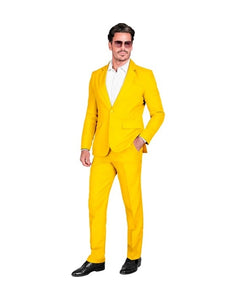 E-Carnavalskleding.nl Kostuum geel suit