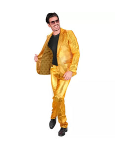E-Carnavalskleding.nl Kostuum goud suit