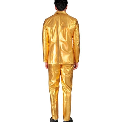 E-Carnavalskleding.nl Kostuum goud suit