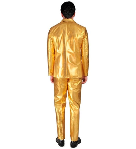 E-Carnavalskleding.nl Kostuum goud suit