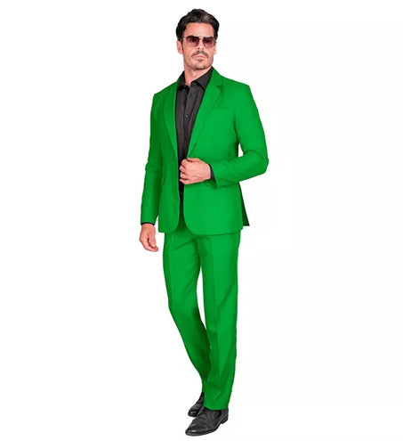 E-Carnavalskleding.nl Kostuum groen suit