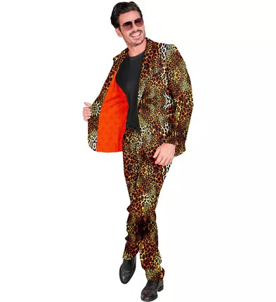 E-Carnavalskleding.nl Kostuum luipaardprint