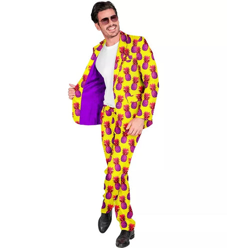 E-Carnavalskleding.nl Kostuum neon ananas suit