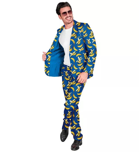 E-Carnavalskleding.nl Kostuum neon banaan suit