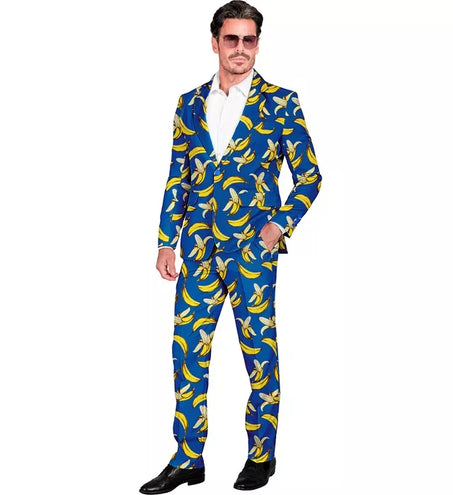 E-Carnavalskleding.nl Kostuum neon banaan suit