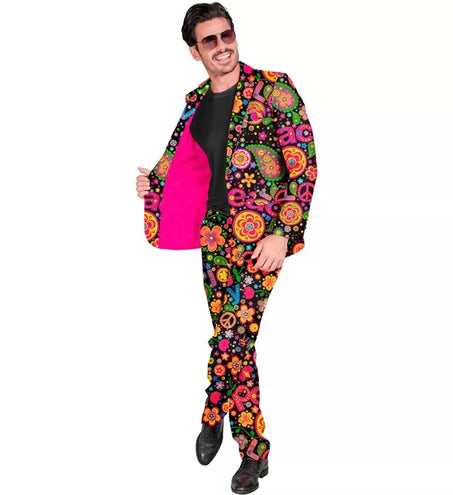 E-Carnavalskleding.nl Kostuum neon hippie