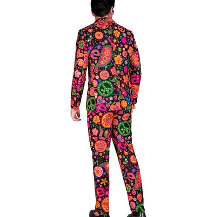 E-Carnavalskleding.nl Kostuum neon hippie