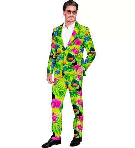 E-Carnavalskleding.nl Kostuum neon tropicana suit