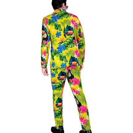 E-Carnavalskleding.nl Kostuum neon tropicana suit