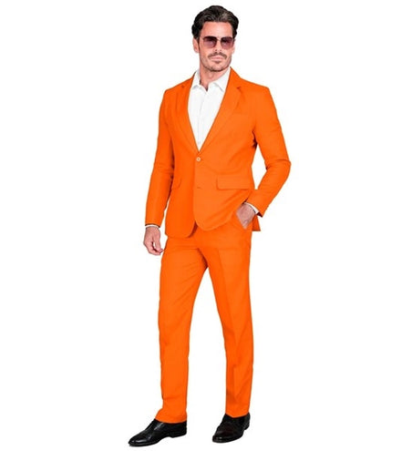 E-Carnavalskleding.nl Kostuum oranje suit