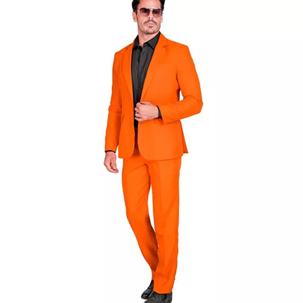 E-Carnavalskleding.nl Kostuum oranje suit