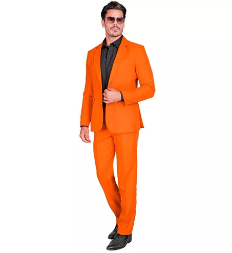 E-Carnavalskleding.nl Kostuum oranje suit