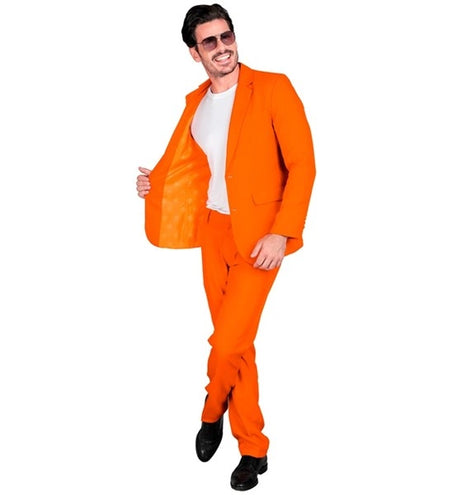 E-Carnavalskleding.nl Kostuum oranje suit