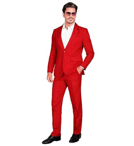 E-Carnavalskleding.nl Kostuum rood suit