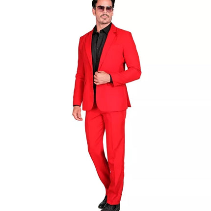 E-Carnavalskleding.nl Kostuum rood suit