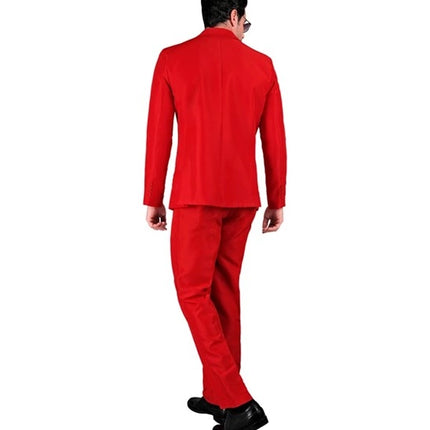 E-Carnavalskleding.nl Kostuum rood suit
