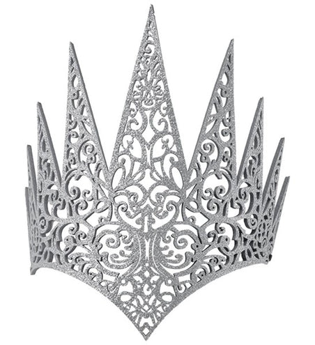 E-Carnavalskleding.nl Kroon zilver haarband Bram