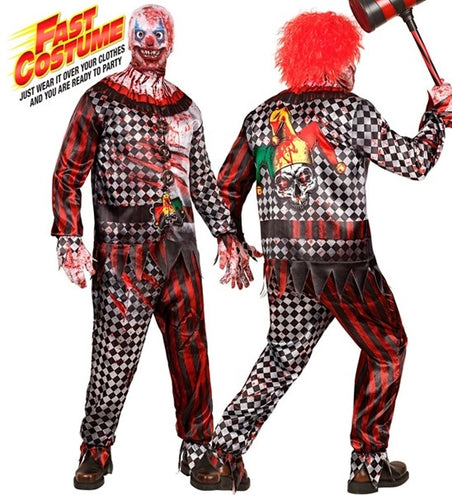 E-Carnavalskleding.nl Kwaadaardige clown kostuum Mila