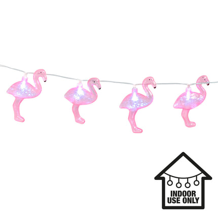 E-Carnavalskleding.nl LED lichtsnoer Flamingo