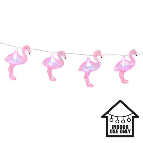 E-Carnavalskleding.nl LED lichtsnoer Flamingo