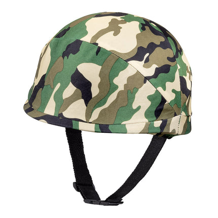E-Carnavalskleding.nl Leger helm Militair camouflage