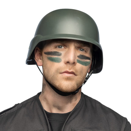 E-Carnavalskleding.nl Leger helm soldaat Tactics groen