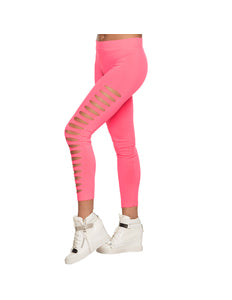 E-Carnavalskleding.nl Legging Gaps neon roze